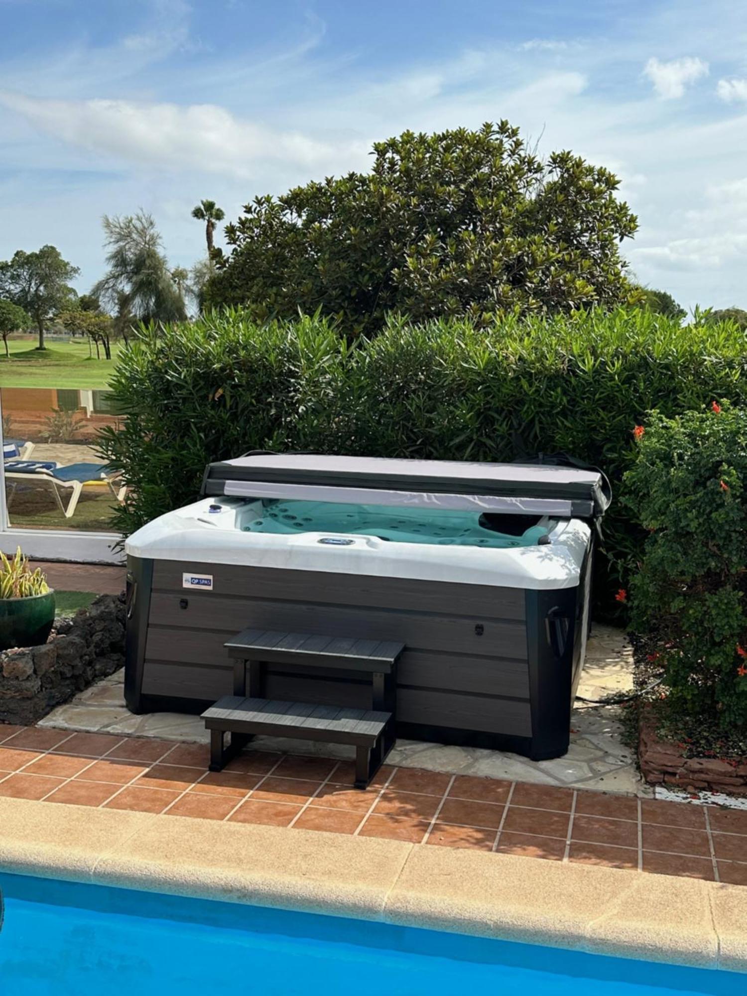 Willa Casa Piedra, Luxury Family Front Line Golf, Hot Tub,Pool Table, 8 Pers, Caleta De Fuste Zewnętrze zdjęcie